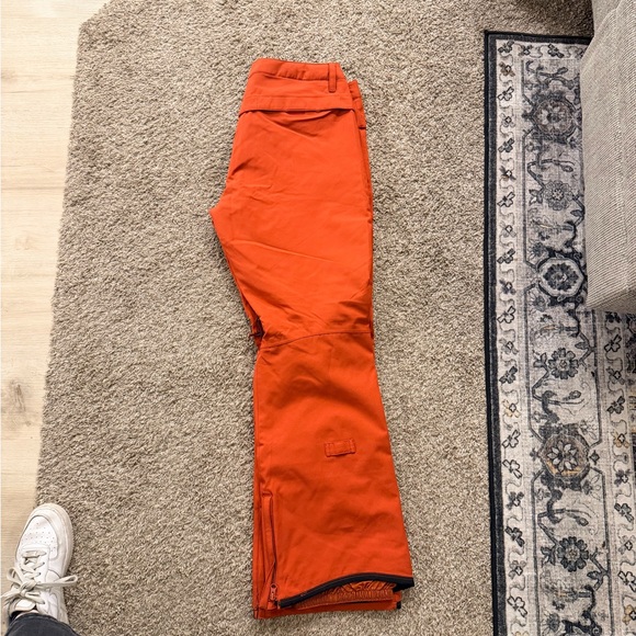 Burton Burnt Orange Women's Snow Pants - Picture 3 of 5